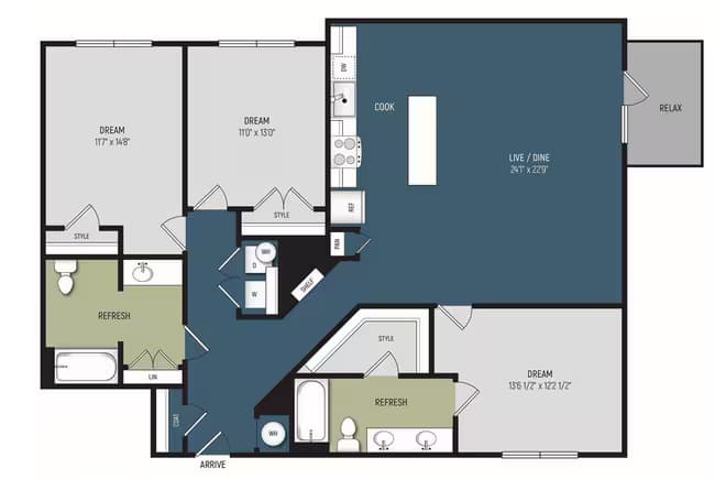 C1 2129 floor plan