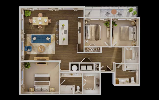 Unit 1086 1086 floor plan