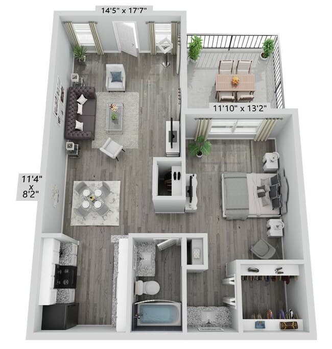 Unit 113A 113A floor plan