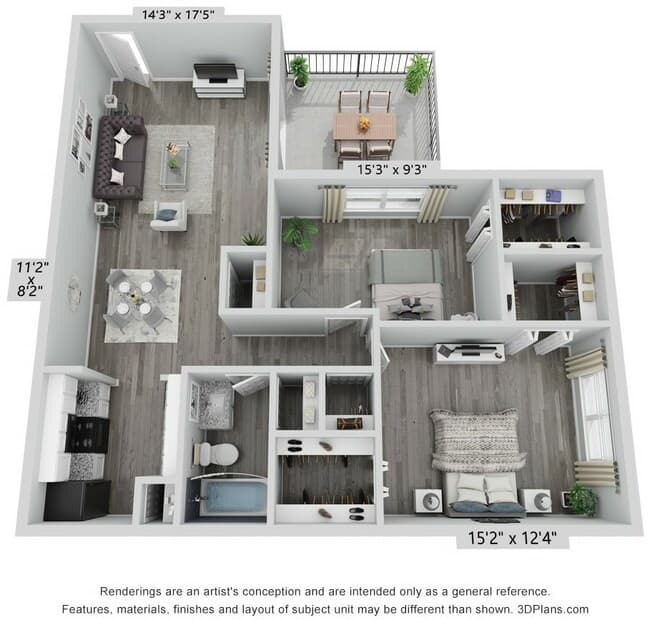Unit 217A 217A floor plan