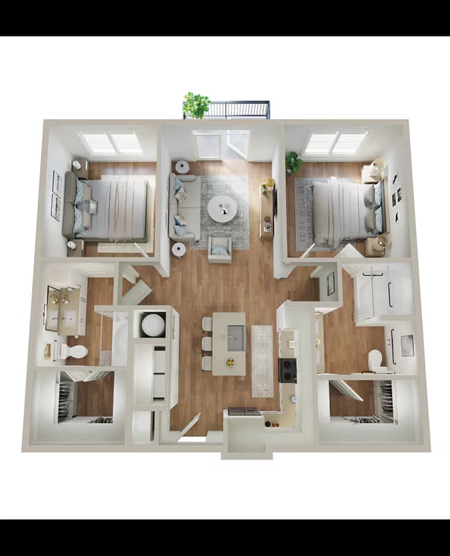 Unit 1350 1350 floor plan