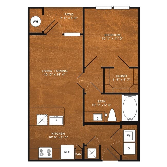 Unit 1232 1232 floor plan