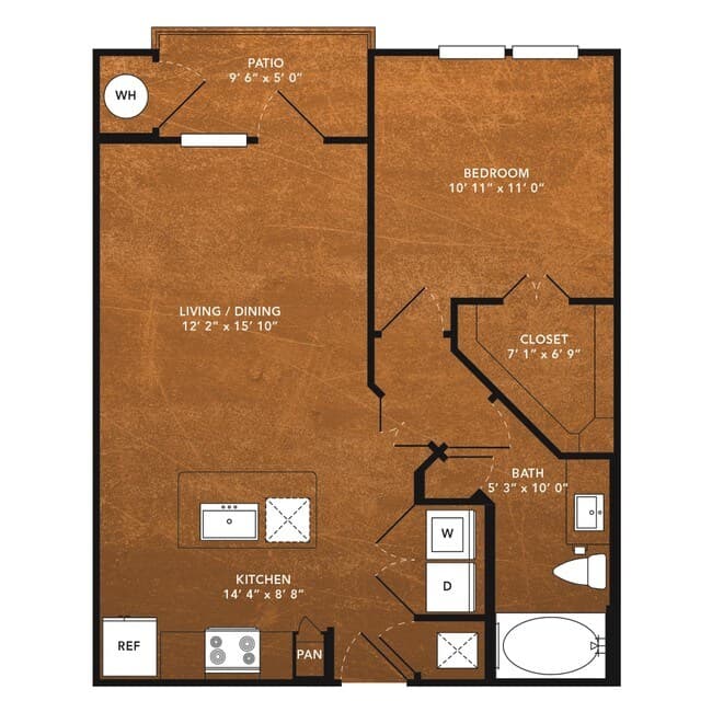 Unit 1164 1164 floor plan