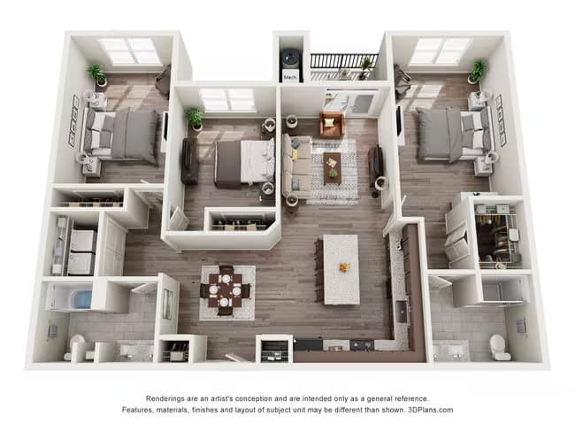 C2 1305 floor plan