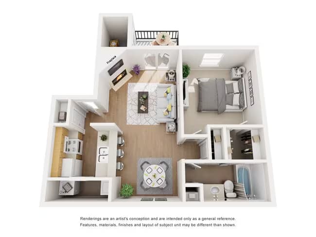 Unit A437 A836 floor plan