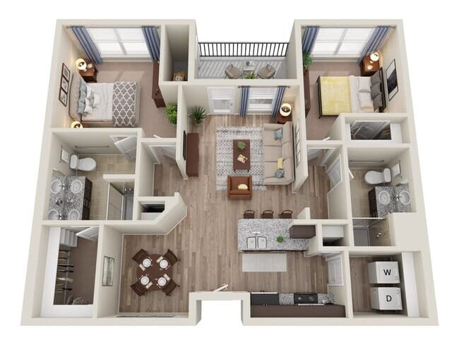 Unit 355 231 floor plan