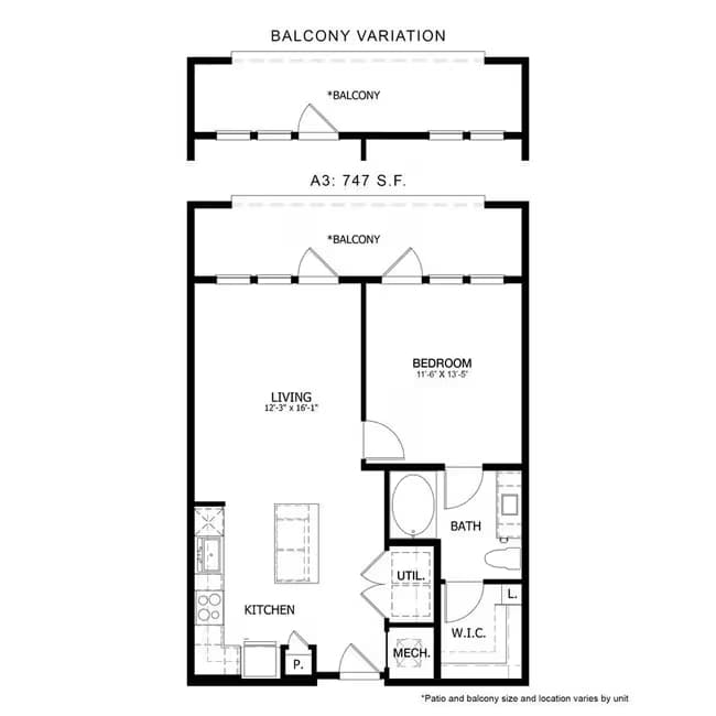 Unit - 0138 floor plan