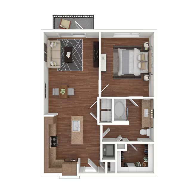 Unit 1231 1231 floor plan