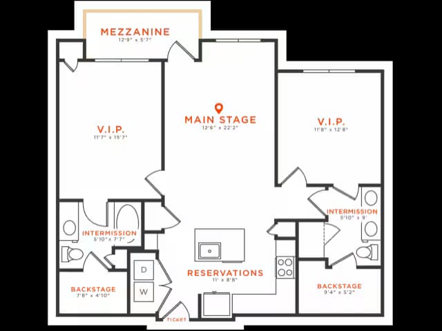 CLC B2 CLC4064 floor plan