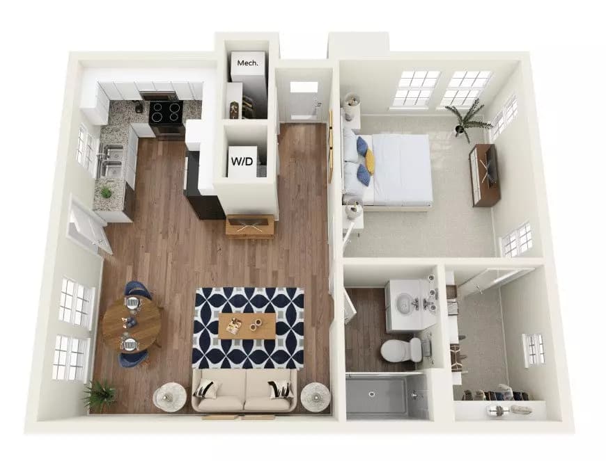 A1 824 floor plan