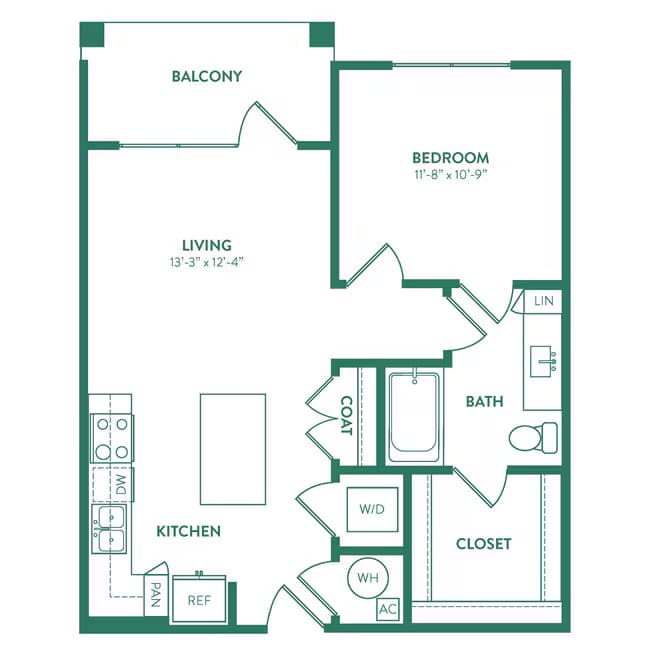 A2 floor plan