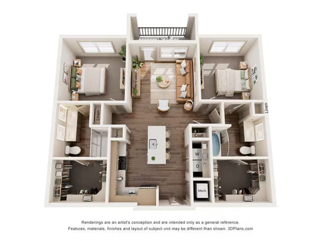 Unit 2332 2332 floor plan