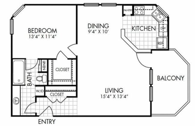 Unit 409 409 floor plan