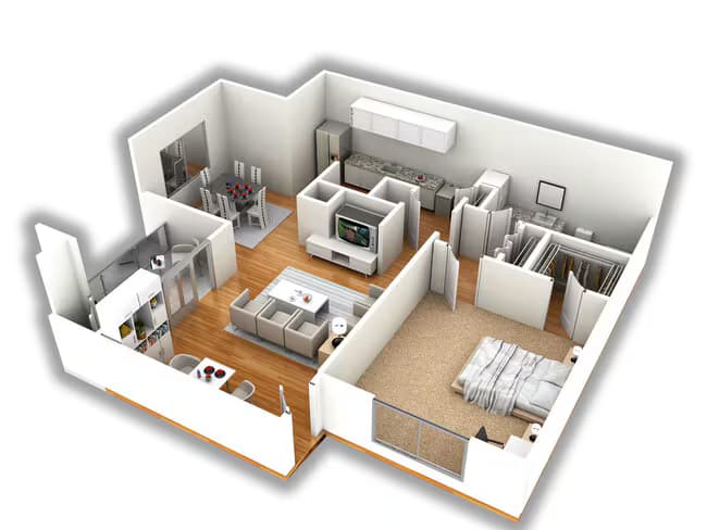 Unit 1104 3101 floor plan