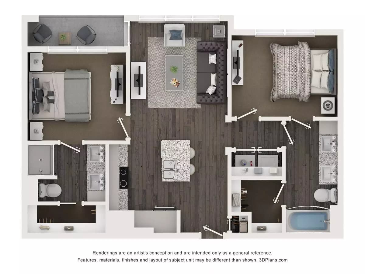 B3 1223 floor plan