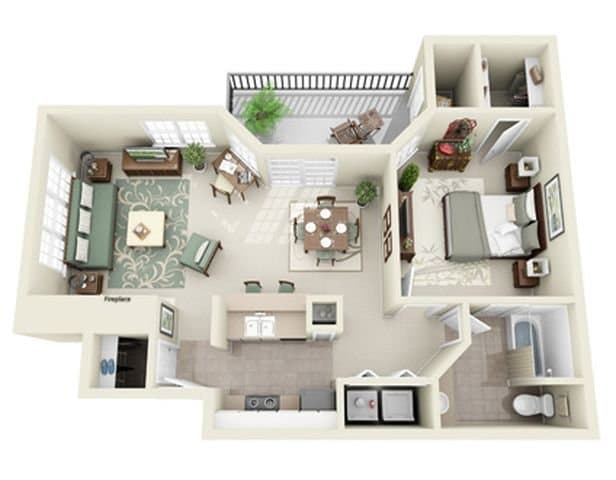 Aspen 321 floor plan