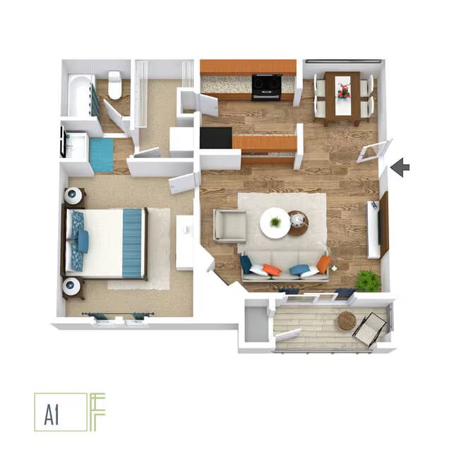 A1 1008 floor plan