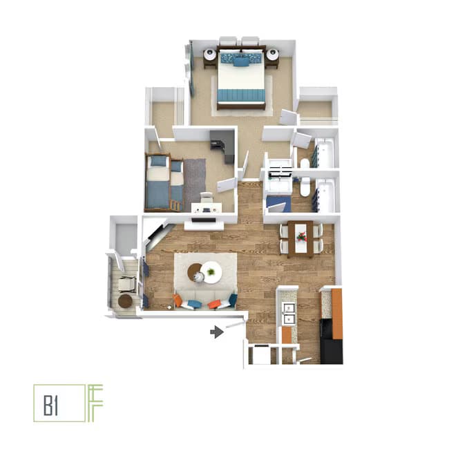 B1 0512 floor plan