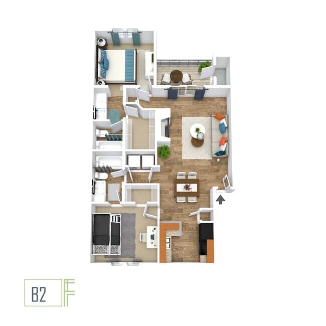 B2R 0303 floor plan