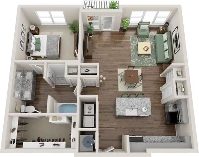 A6 7214 floor plan