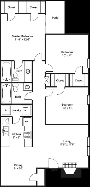 Unit 259 259 floor plan