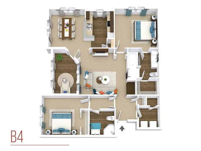 B4 0235 floor plan