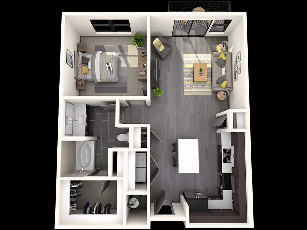 A1 1001 floor plan