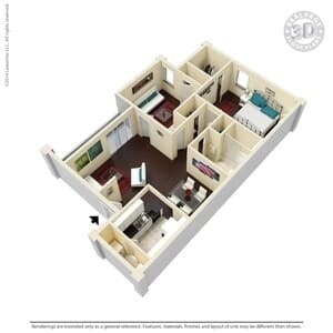 B1 2x1 floor plan