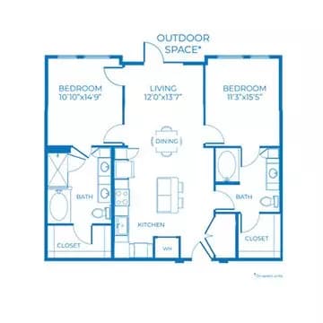 B1D floor plan