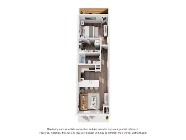 Unit 1105RAS 9802RUT floor plan