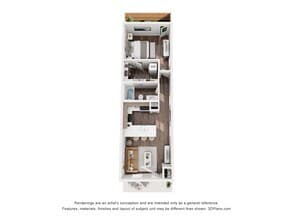 Bluejack B 1253LOG floor plan