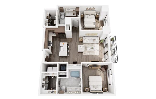 Unit Main-724 Main-724 floor plan