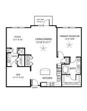 Kauai-B1 1206 floor plan