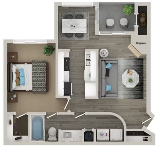 A2 2401-1417 floor plan