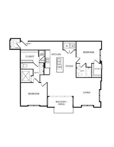 Unit 0504 0404 floor plan