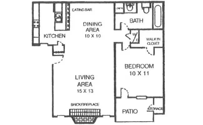 Unit 513 513 floor plan