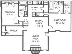 B 712 floor plan