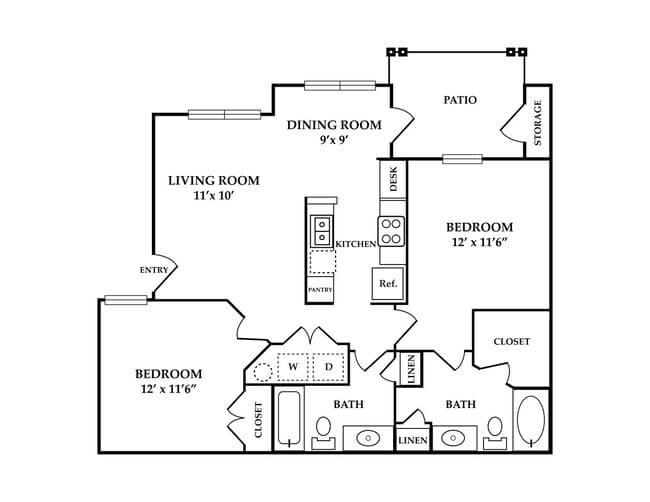 Unit 00-01208 00-01208 floor plan