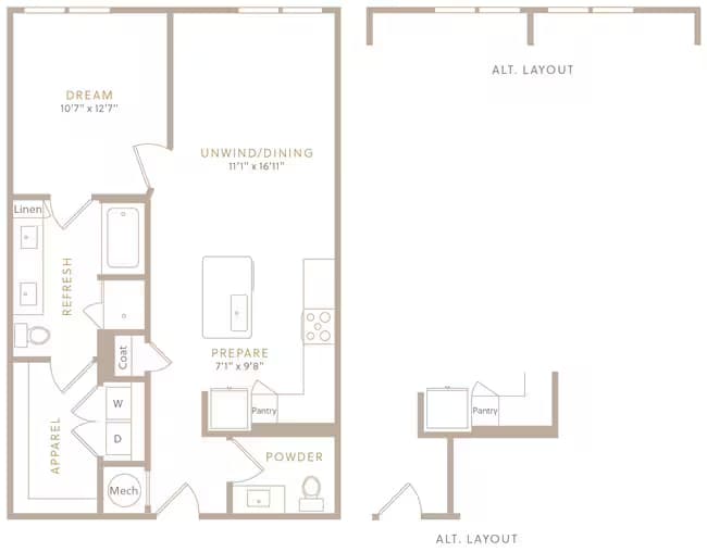 Unit 718 718 floor plan