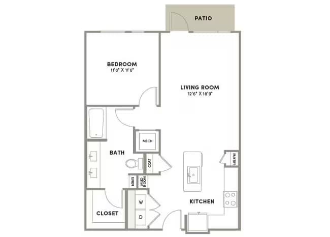Unit 2008 3082 floor plan