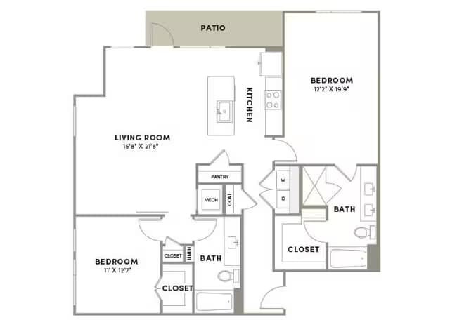 B5 1043 floor plan