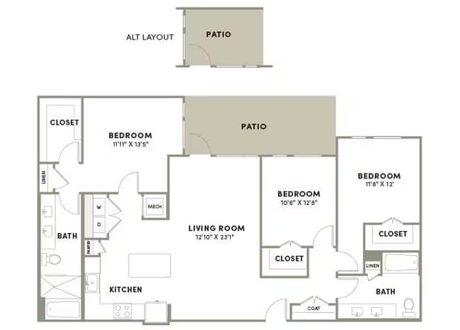 Unit 3061 3061 floor plan