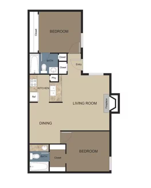Unit 258 258 floor plan