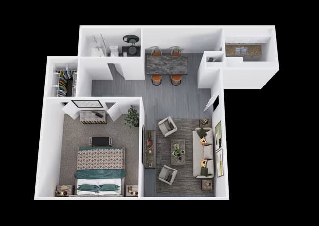 Unit 622E 626A floor plan