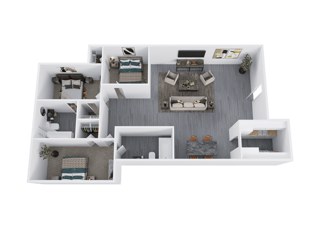 Unit 634F 634F floor plan