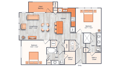 B2 2120 floor plan