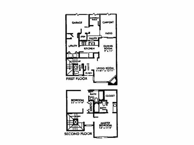 Unit 101 101 floor plan
