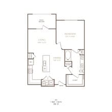 Unit 1217 1217 floor plan