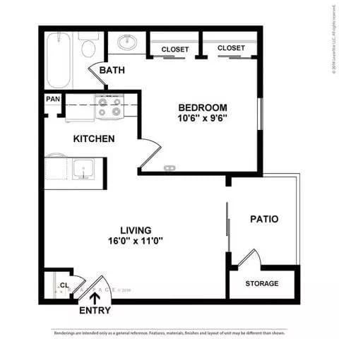 A1 2-1504 floor plan