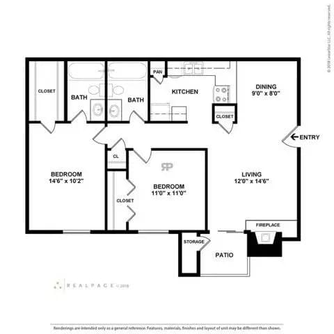 B1GS 3-1624 floor plan